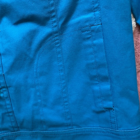 RaFaella Jacket with Gold Buttons and Pockets Size Large - Picture 4 of 5